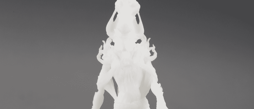 Beispiel für digitalen 3D-Harzdruck mit Lichtverarbeitung